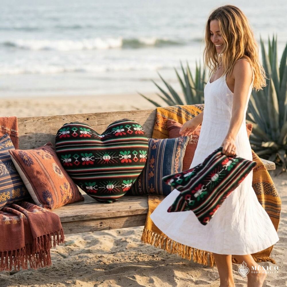 Mexican woven cambaya dresses, pillows, napkins  DIY fabric 1 meter 80cm width
